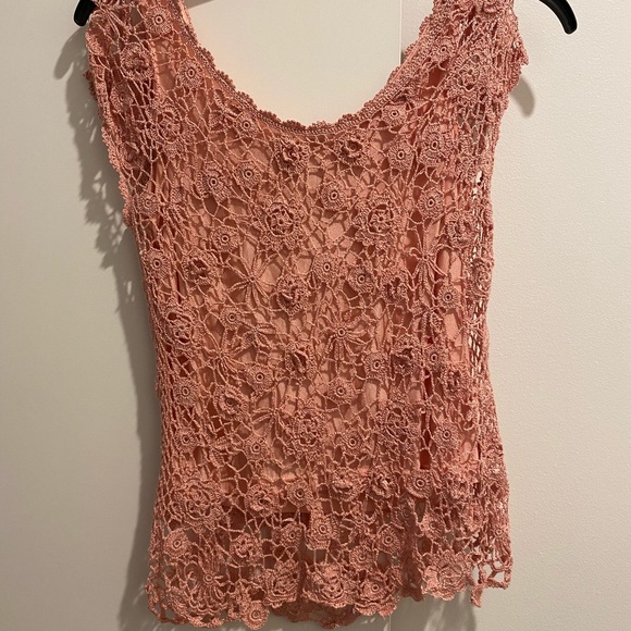 Newport News Tops - Newport News Pink blouse large